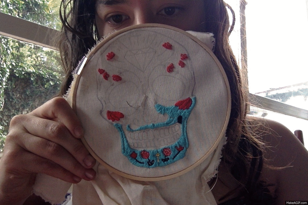 getting ready for day of the dead