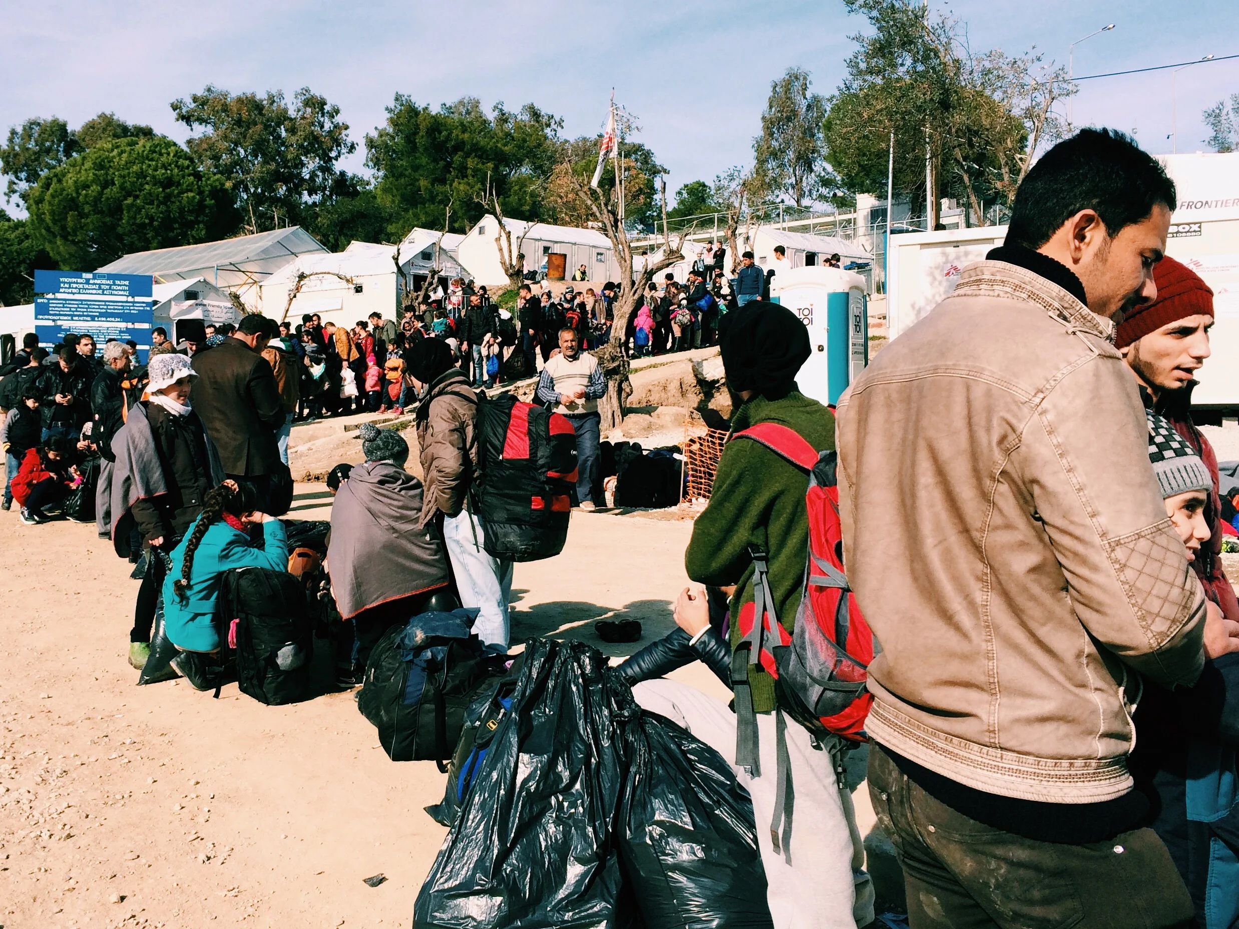 The registration line, Moria.