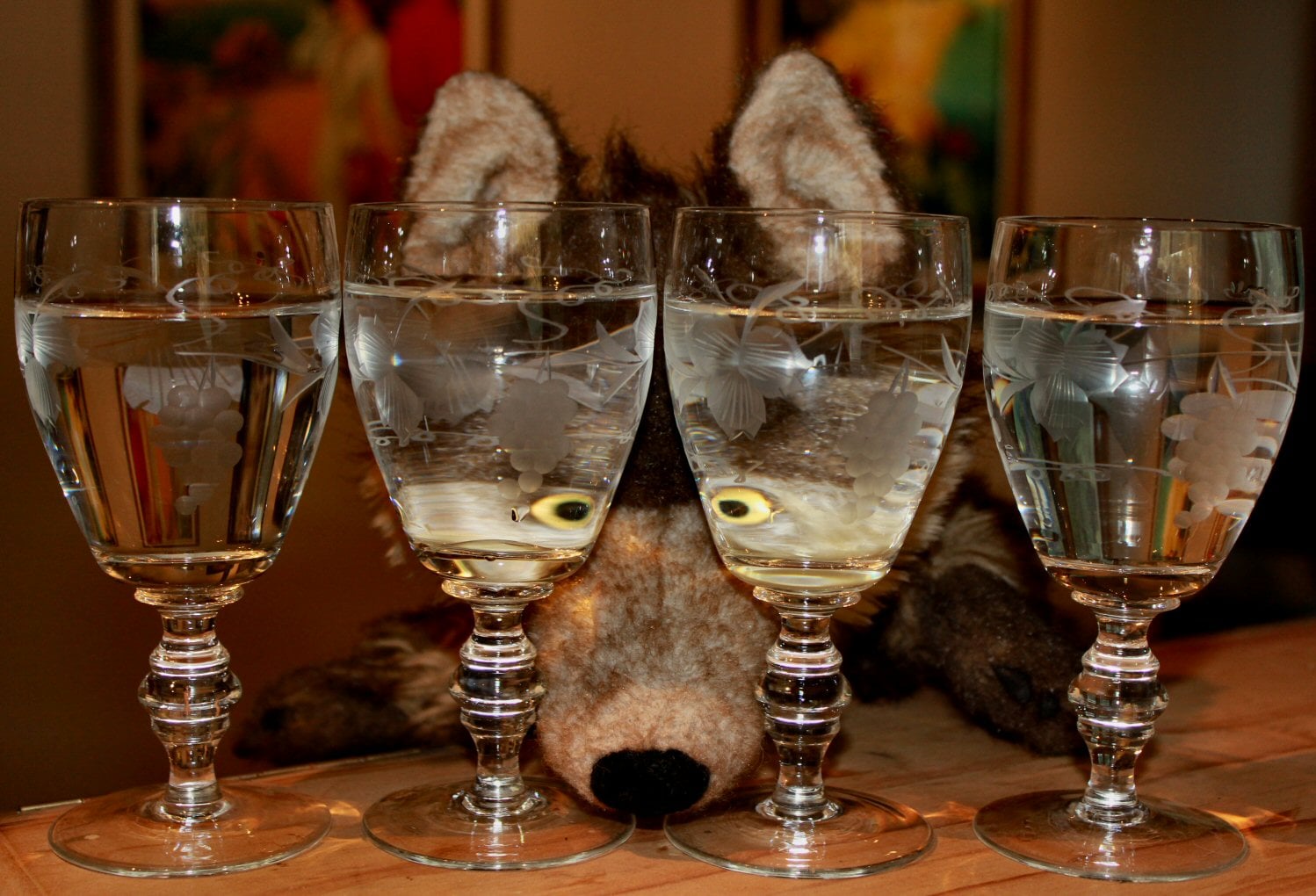 Hitch was unable to find so much as a molecule of alcohol and lost interest at this point. 