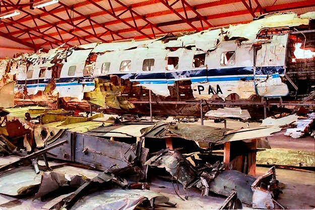 Partnair Flight 394 crashed due to counterfeit parts, killing 55 people.