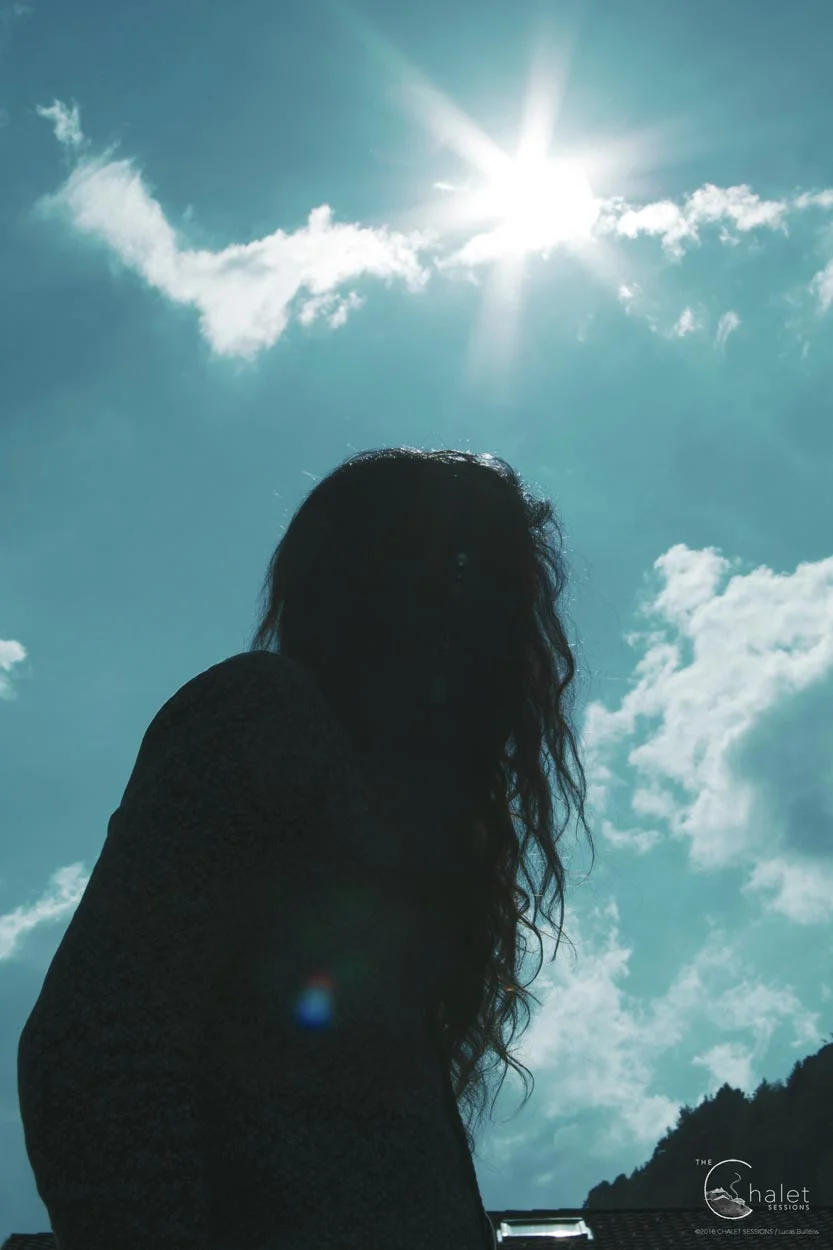 Cosmic Fields Session - silhouette and blue sky