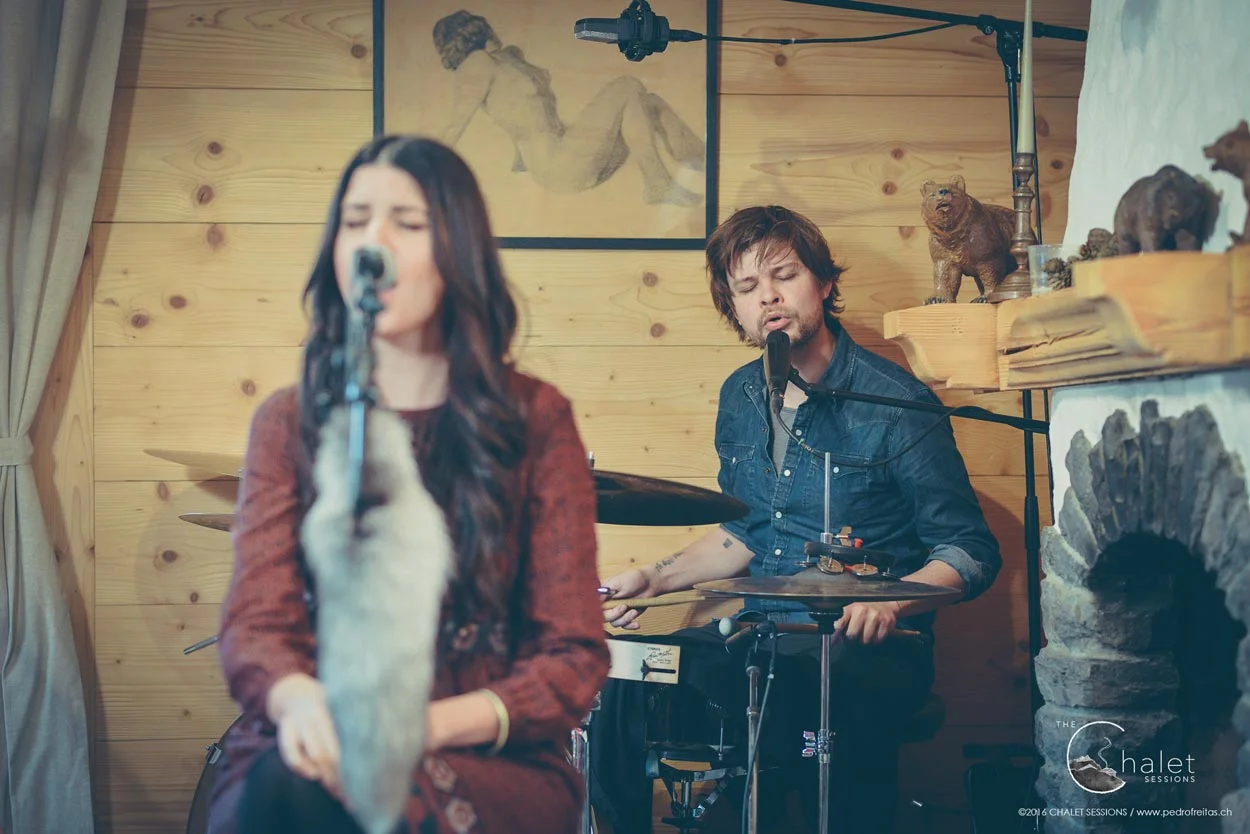 Elynn the Green Session - Stéphanie and drummer
