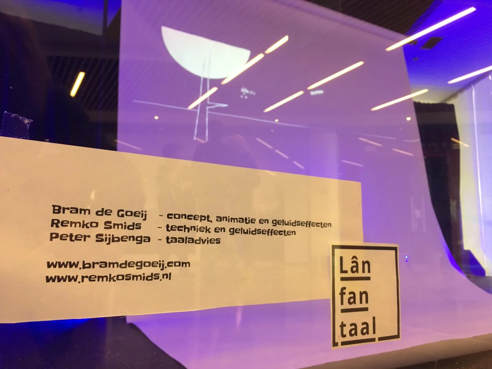 Installatie in winkelcentrum Zaailand in Leeuwarden