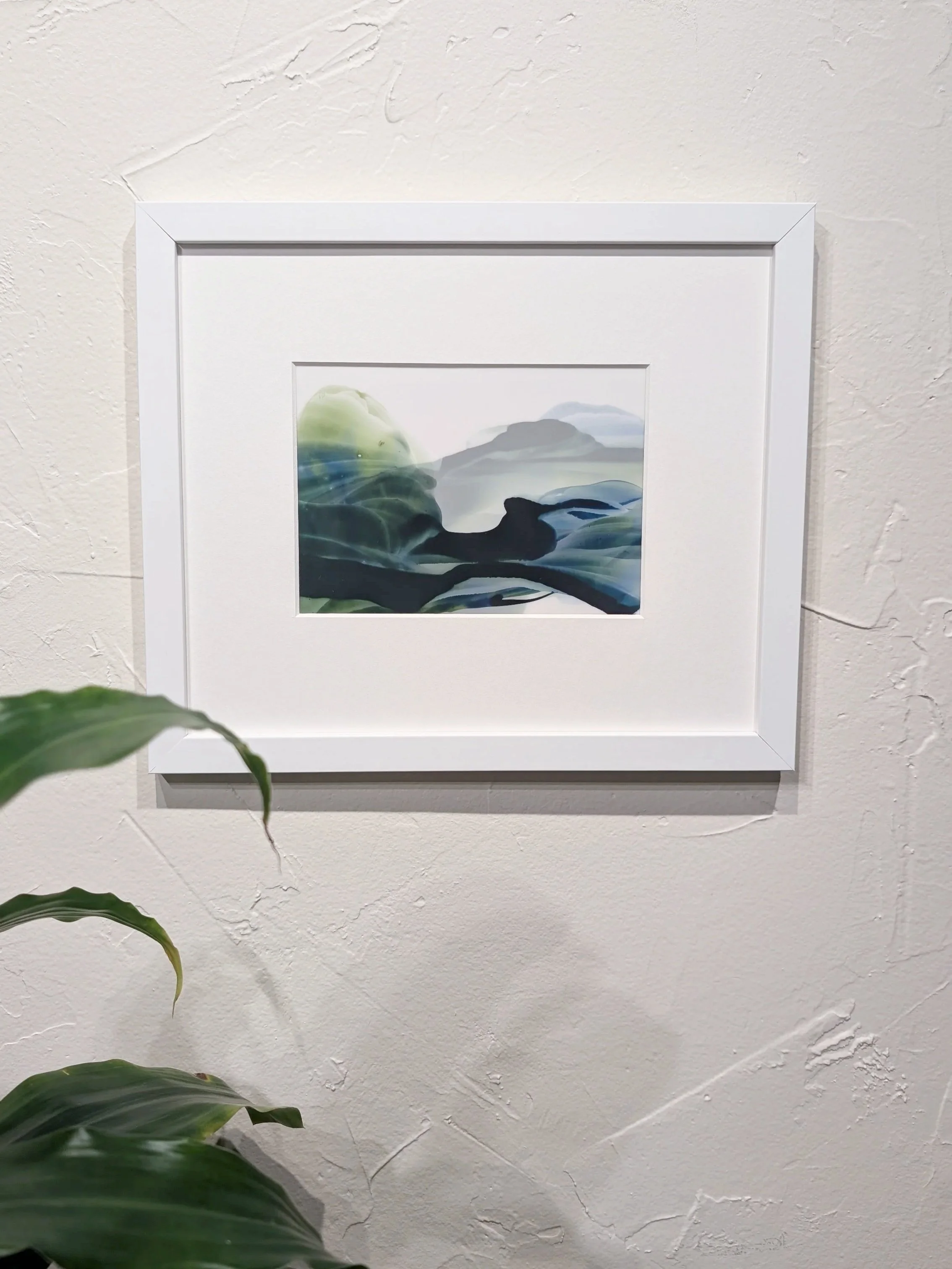 Burble #12 Original Framed Painting