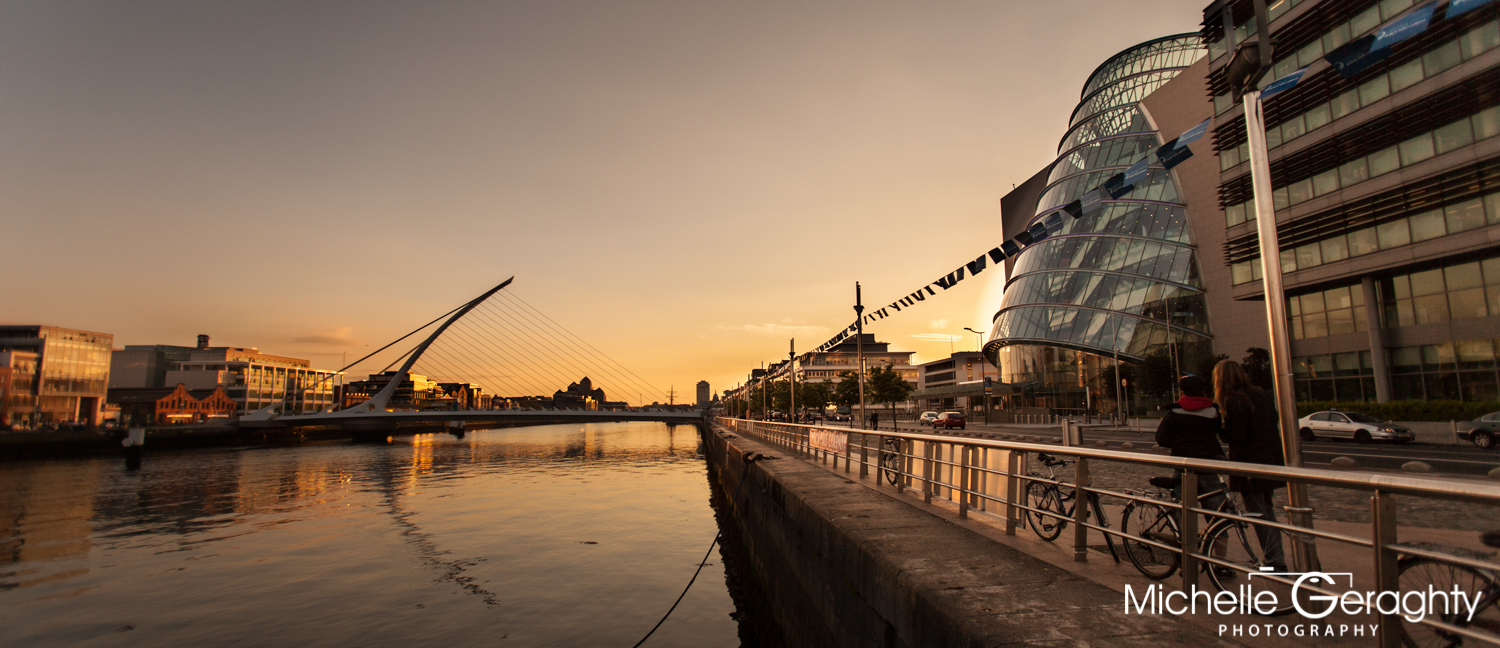 Dublin Docklands at Sunset