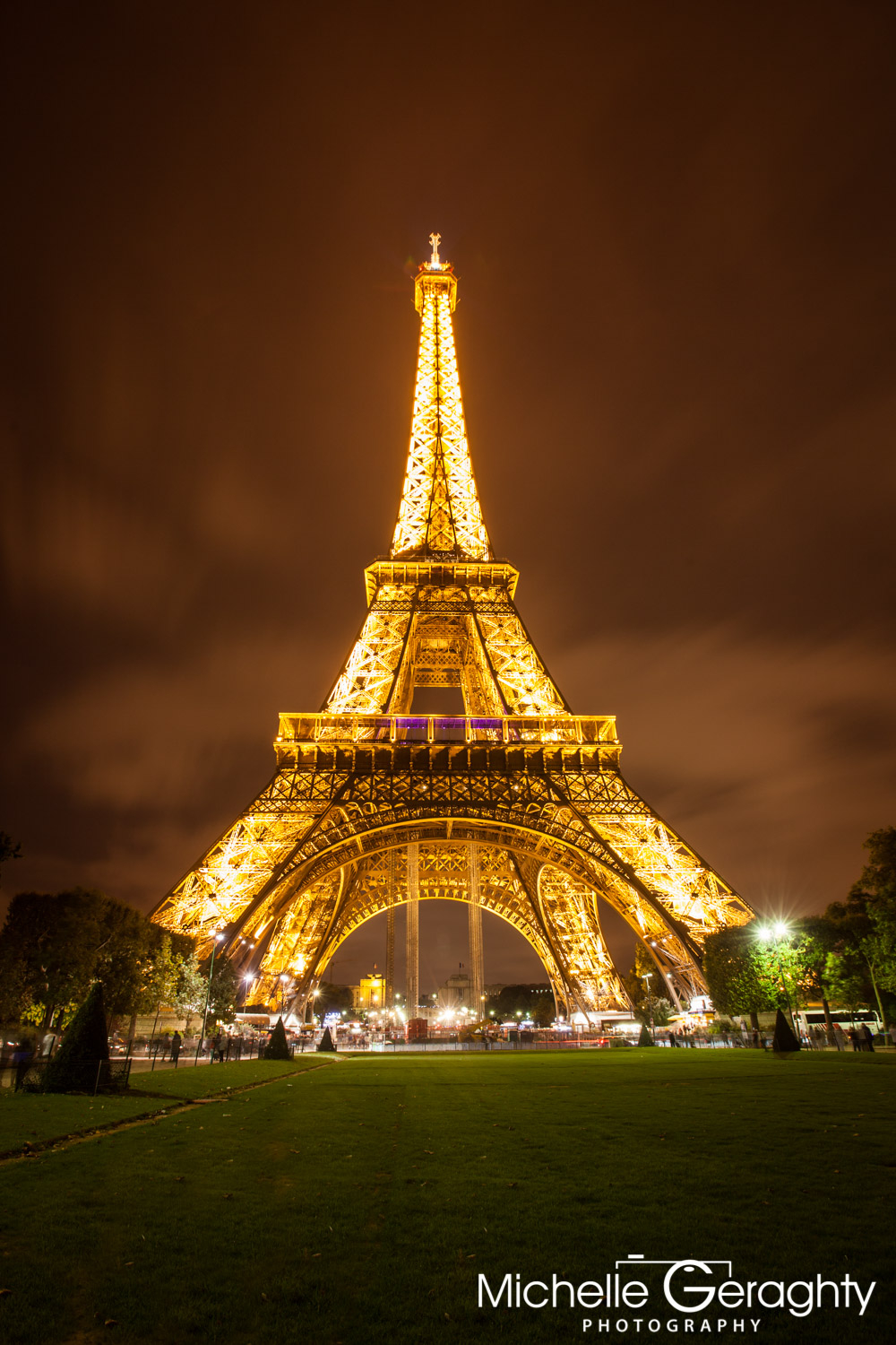 Eifel Tower by Night, Paris, France