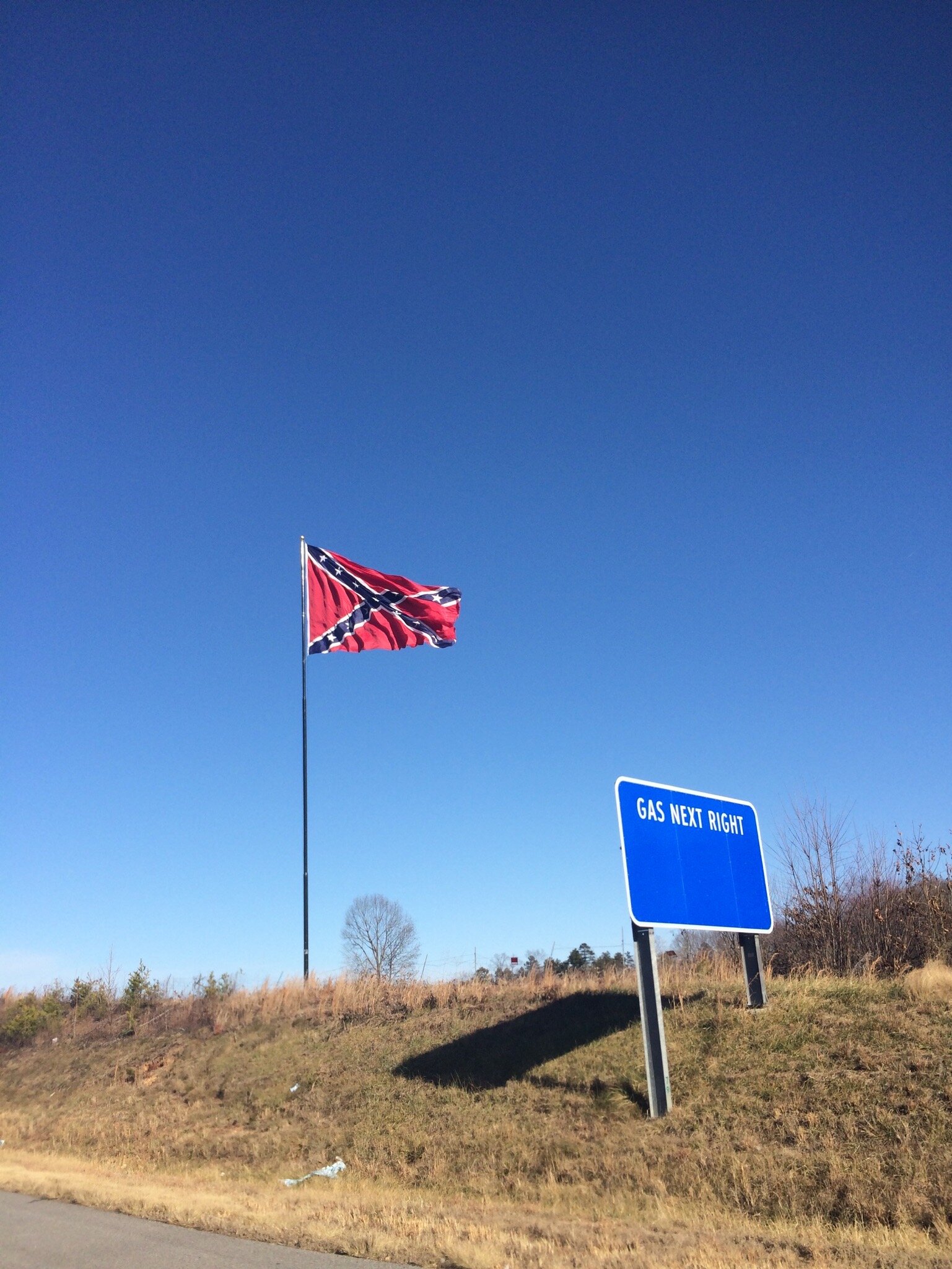 On the way to my daughter's soccer game, 2016