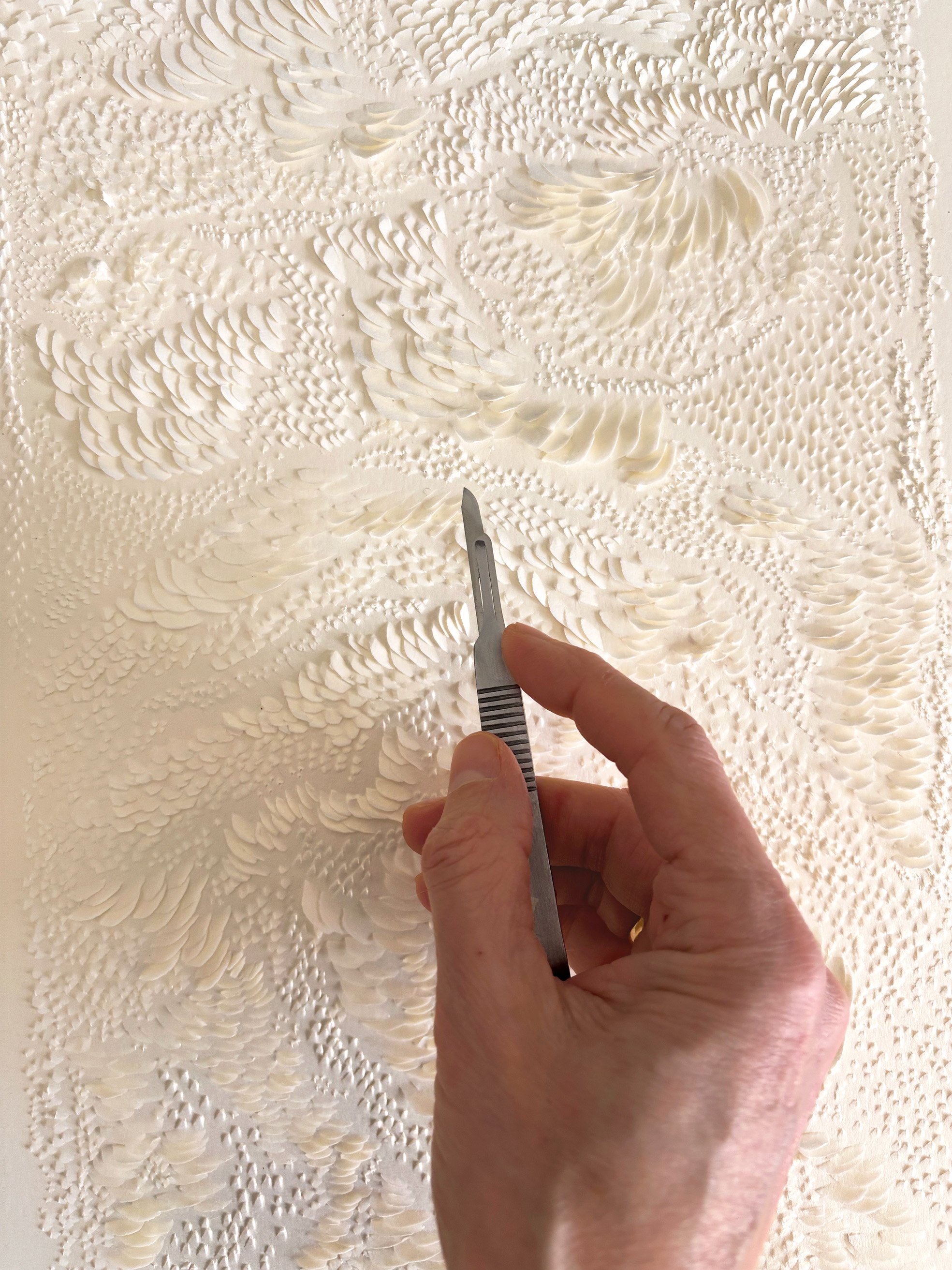 Paper landscape A3, in progress