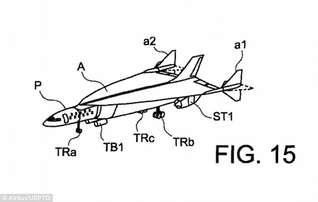 Patent illustration of the Skreemr Aircraft.