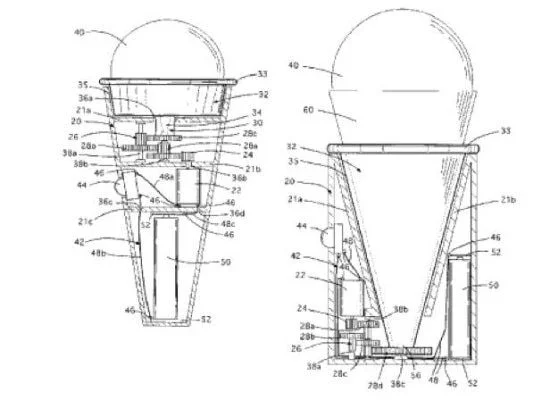A "Motorized Ice Cream Cone." 