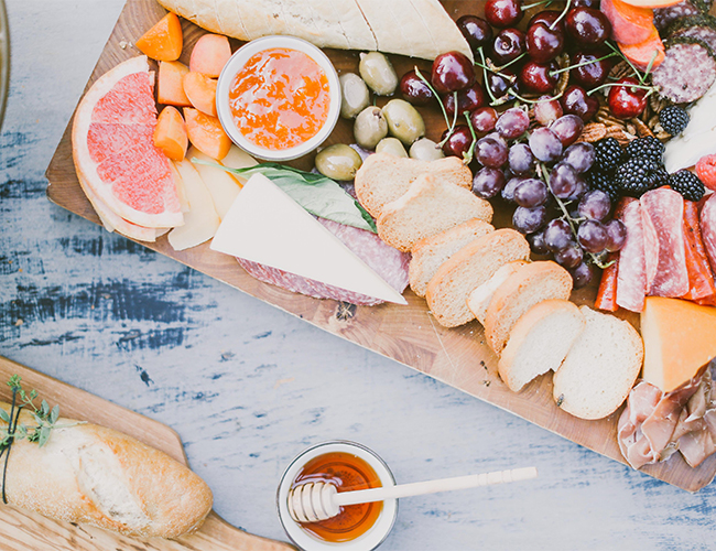 Photo: Inspired by This Charcuterie boards are always a hit - and are so fun to make! Fix has a fantastic article and graphic to guide you through crafting the perfect Charcuterie board for your next soiree. Farmer's Markets are excellent sources for lots of great meats, cheeses, and home made jams and sauces for creating one of a kind boards that are sure to amaze your guests. I hope you've enjoyed the tips and I would love to hear from all of you over on my Facebook page about any soirees or creative tips for throwing the perfect one! 