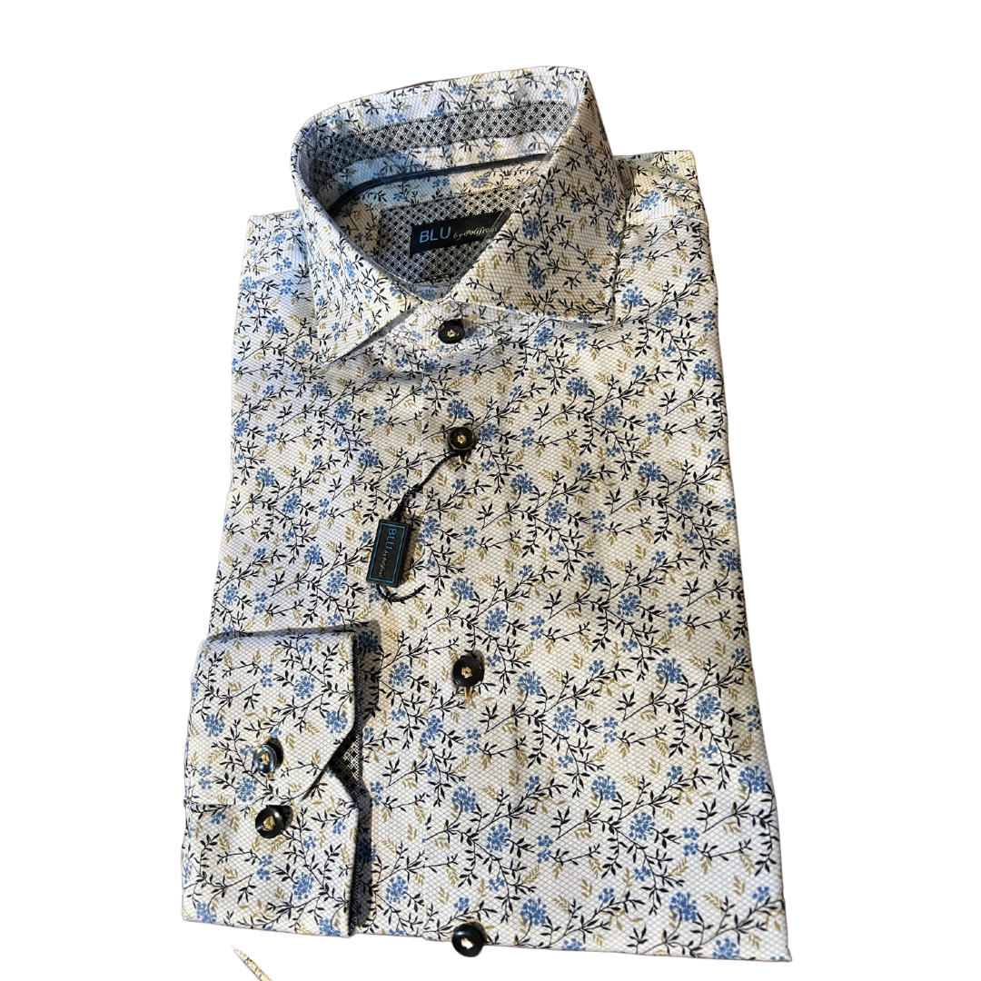 Blue Floral BLU by Polifroni — Isaac Baker Menswear
