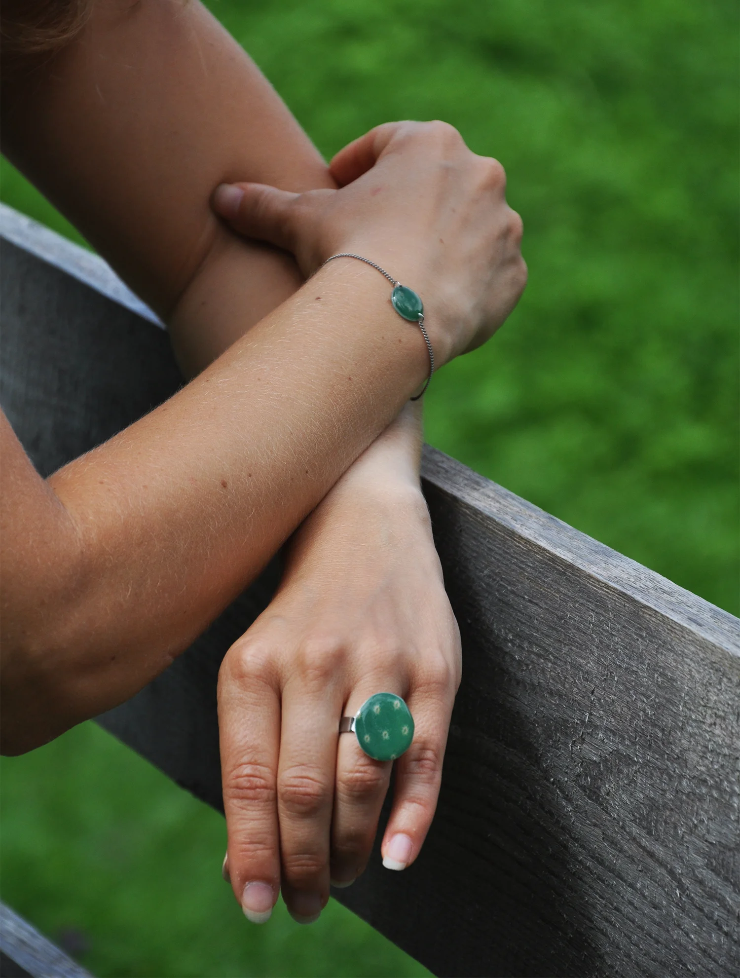 Ring & armband, "Diwan"