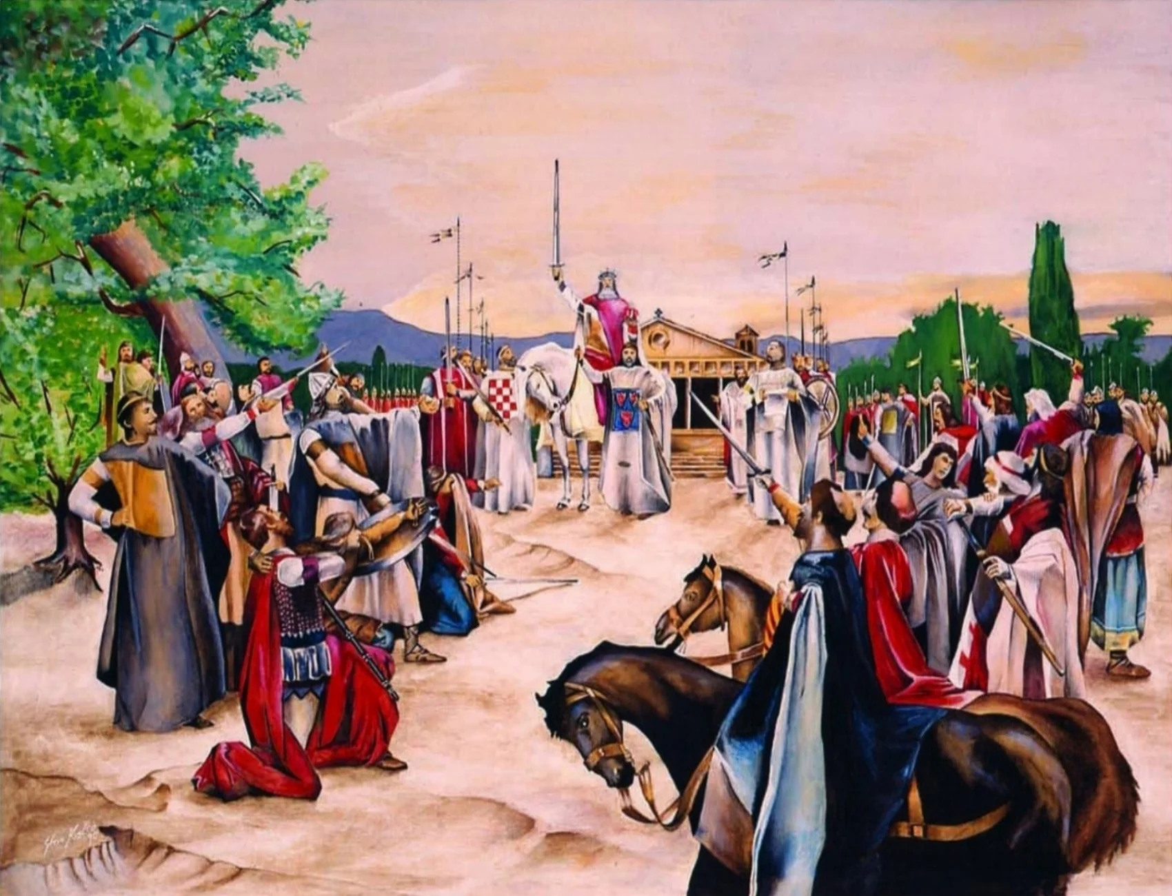 "Crowning of King Tomislav"