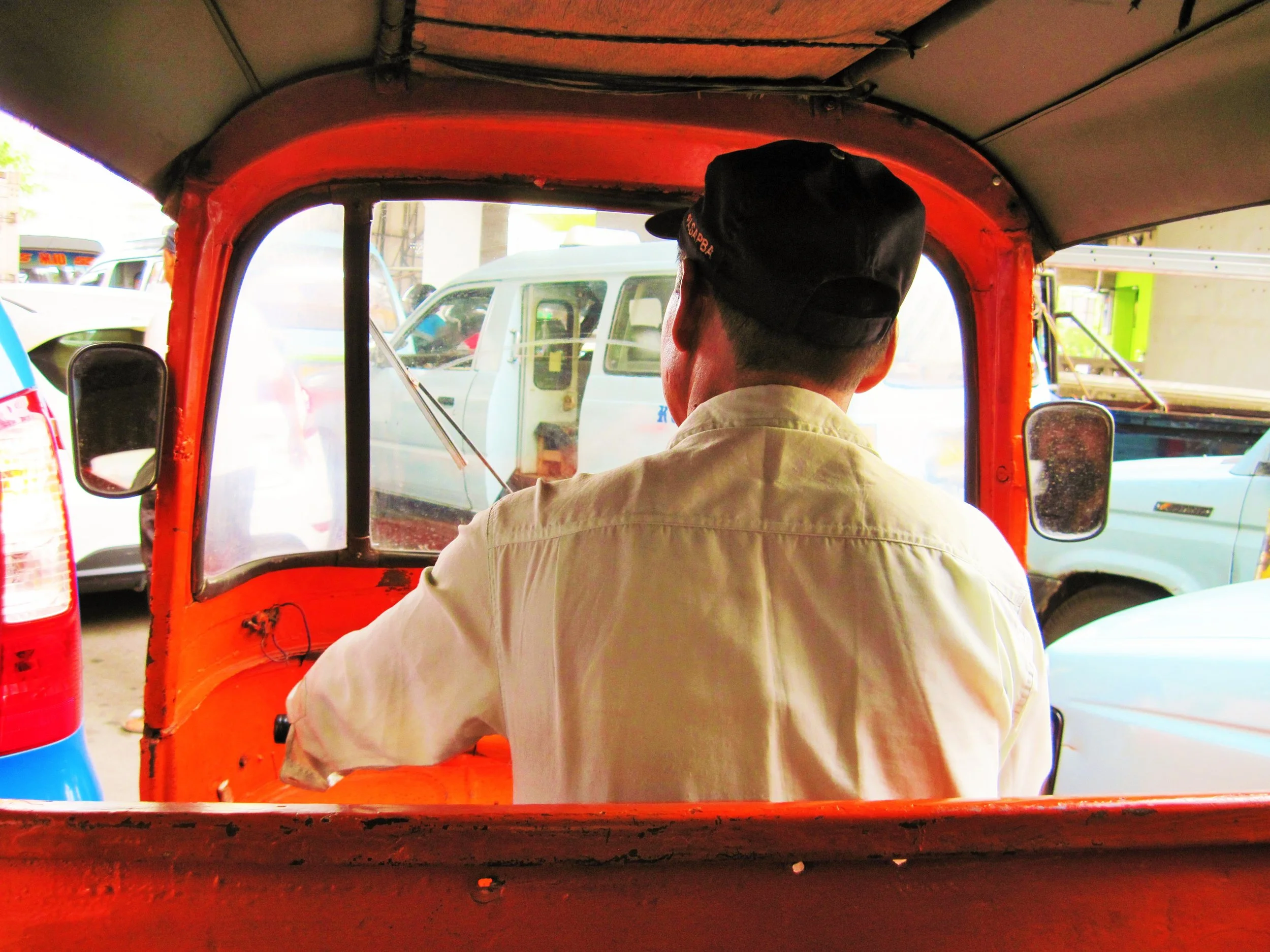 Rickshaw in Jakarta, Indonesia