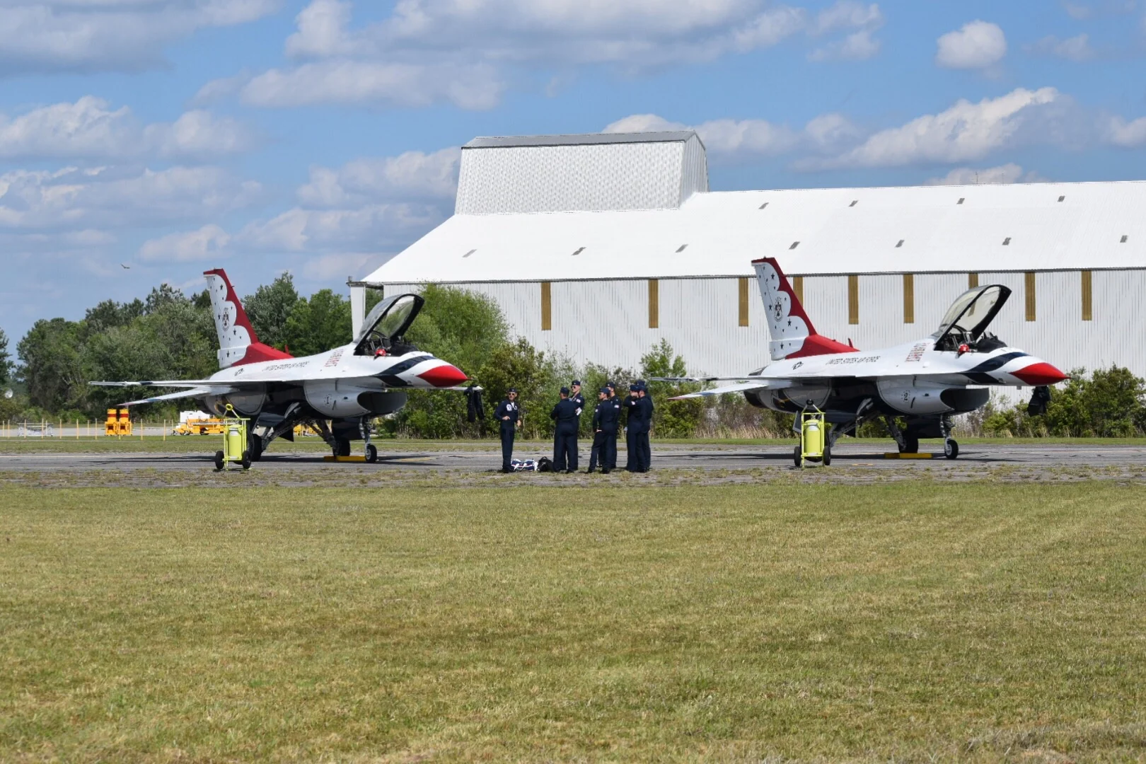 Thunderbirds 1-6 debrief following a successful cross-country trip to Lake City, Florida.