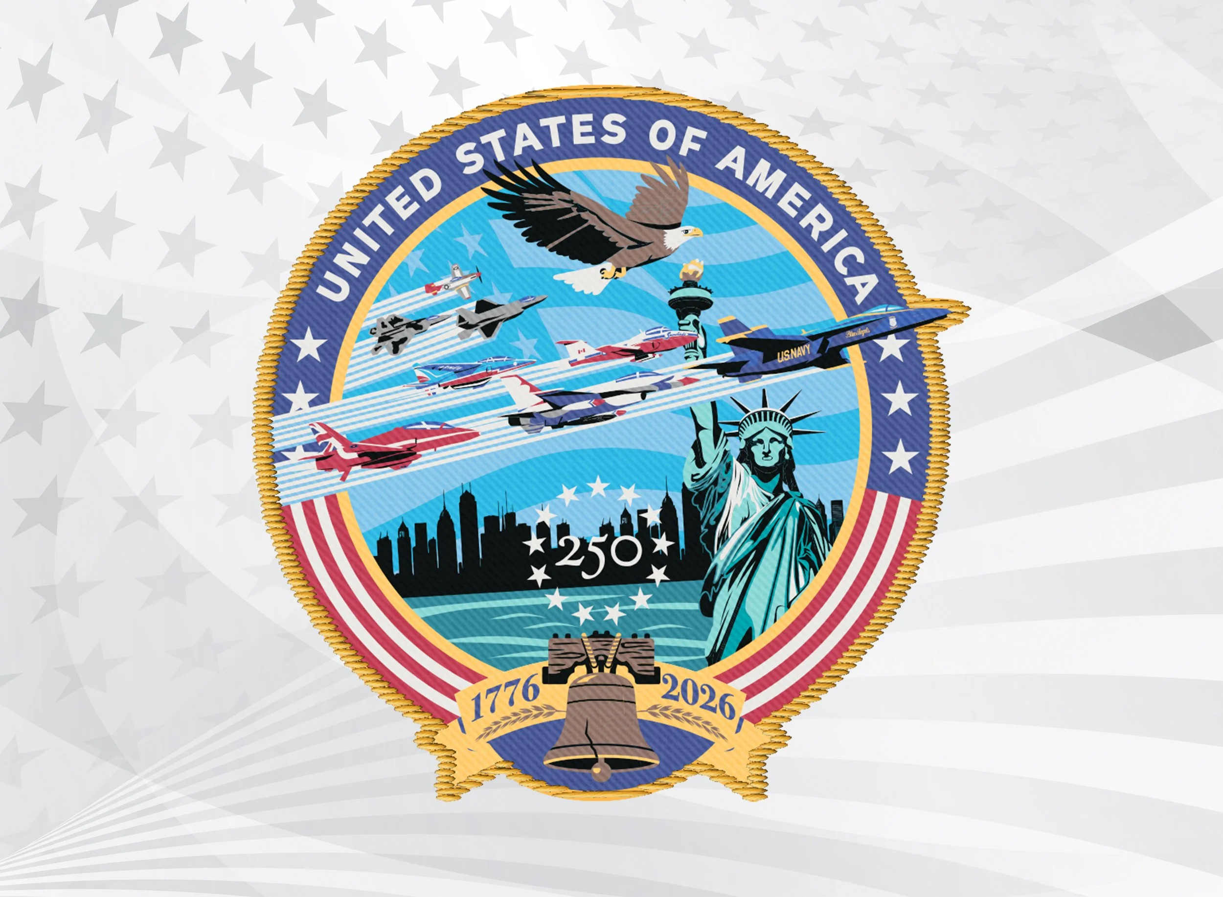 International Aerial Review Flyover Patch