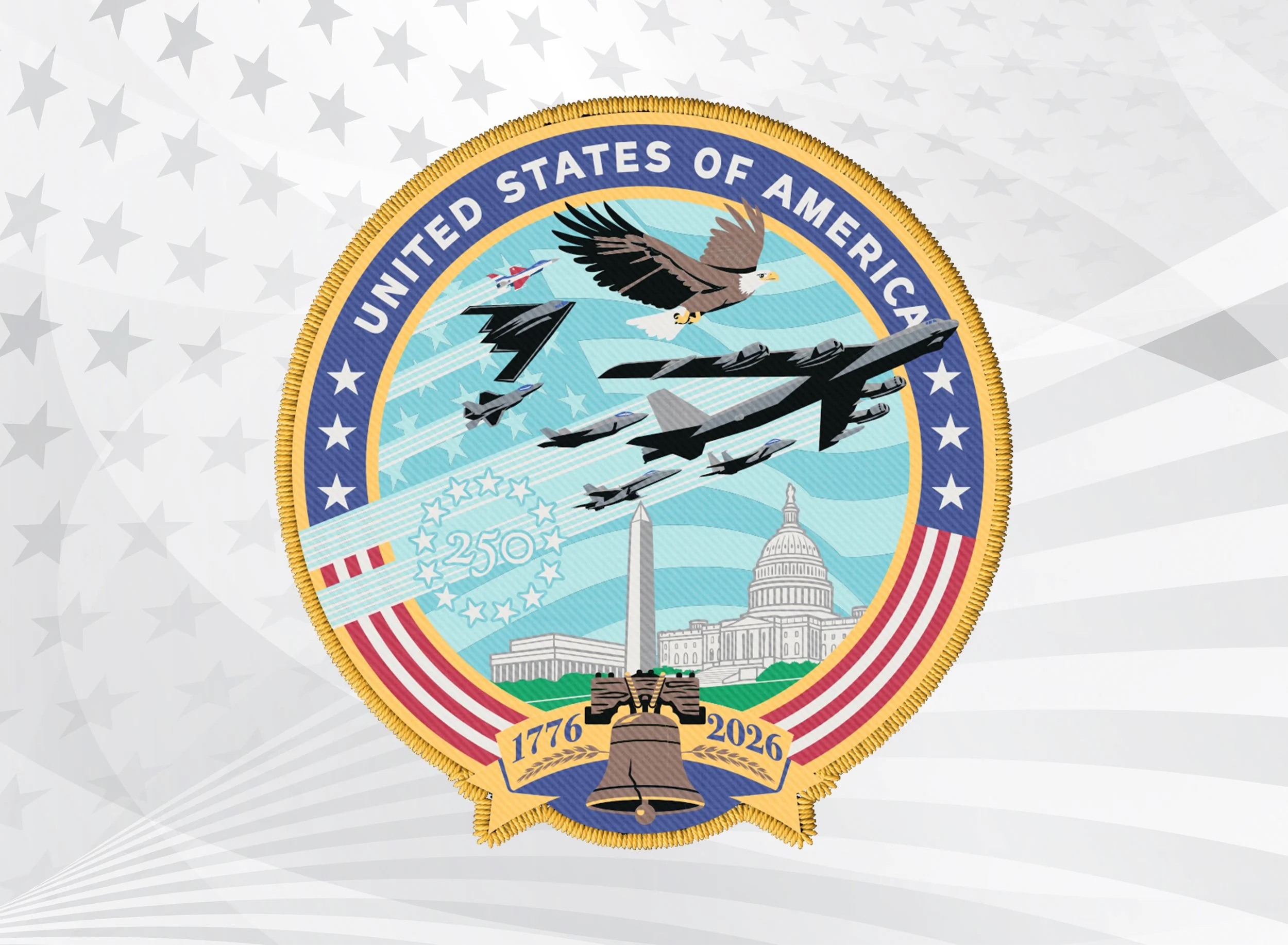 Great American State Fair Flyover Patch