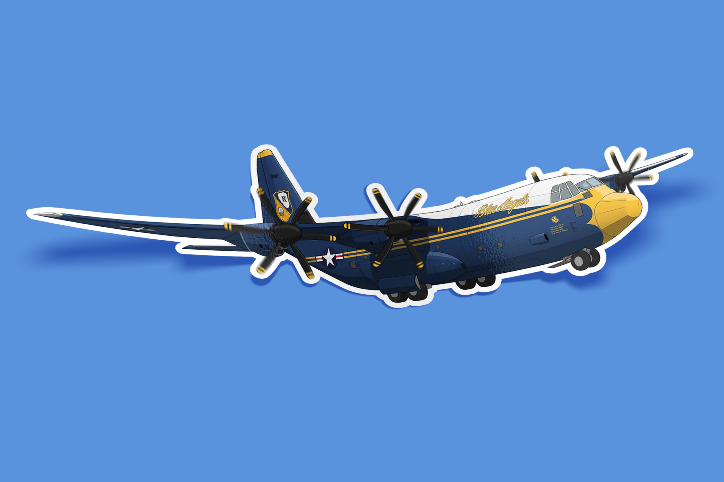 Fat Albert Airlines Sticker