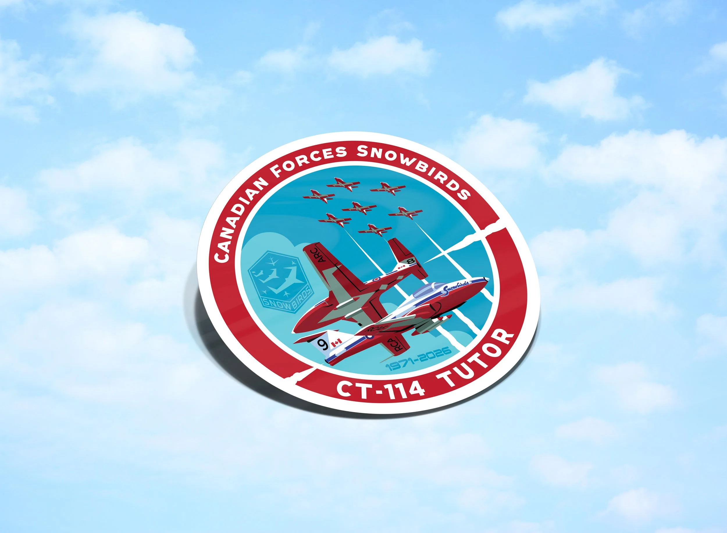 Canadian Forces Snowbirds CT-114 Tutor Sticker