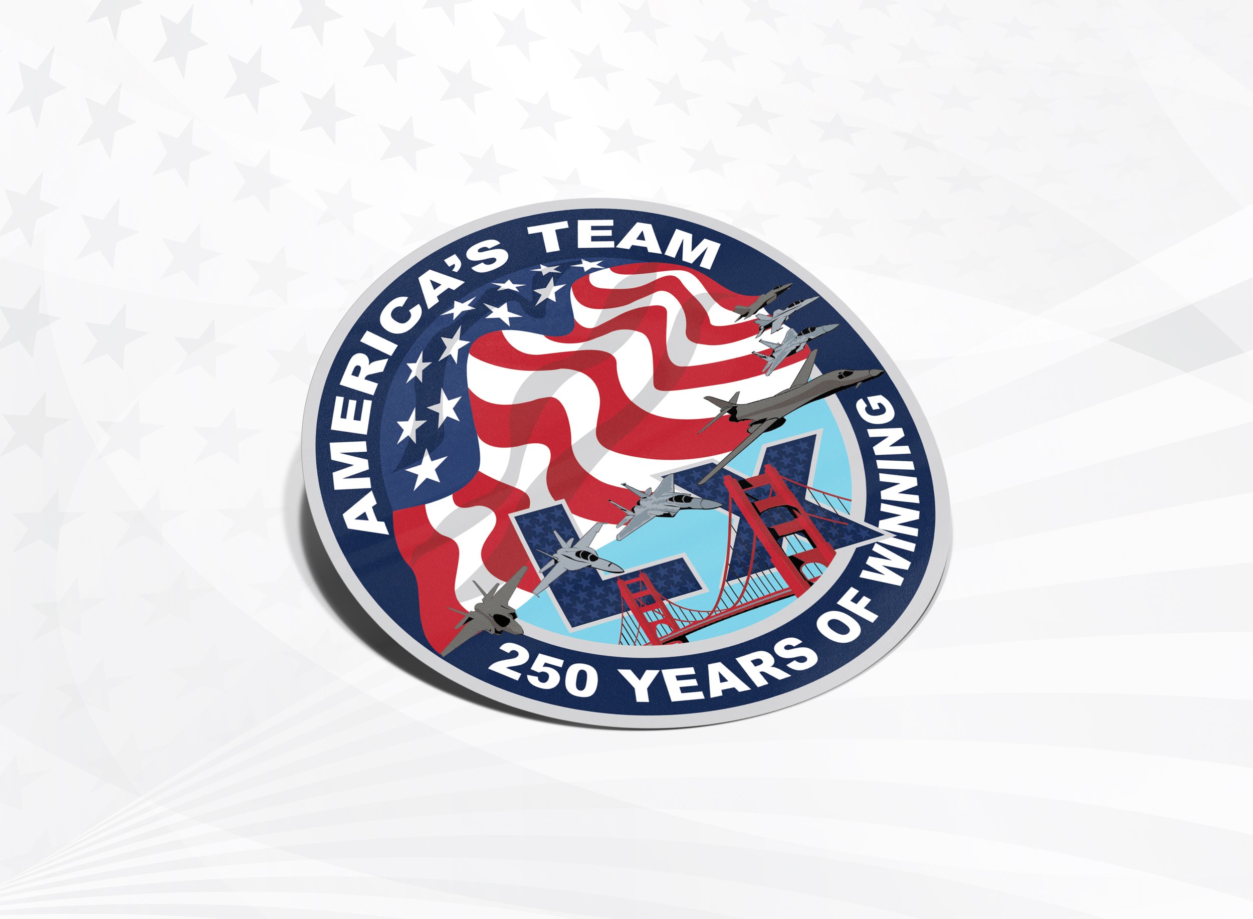 Super Bowl LX Flyover Sticker