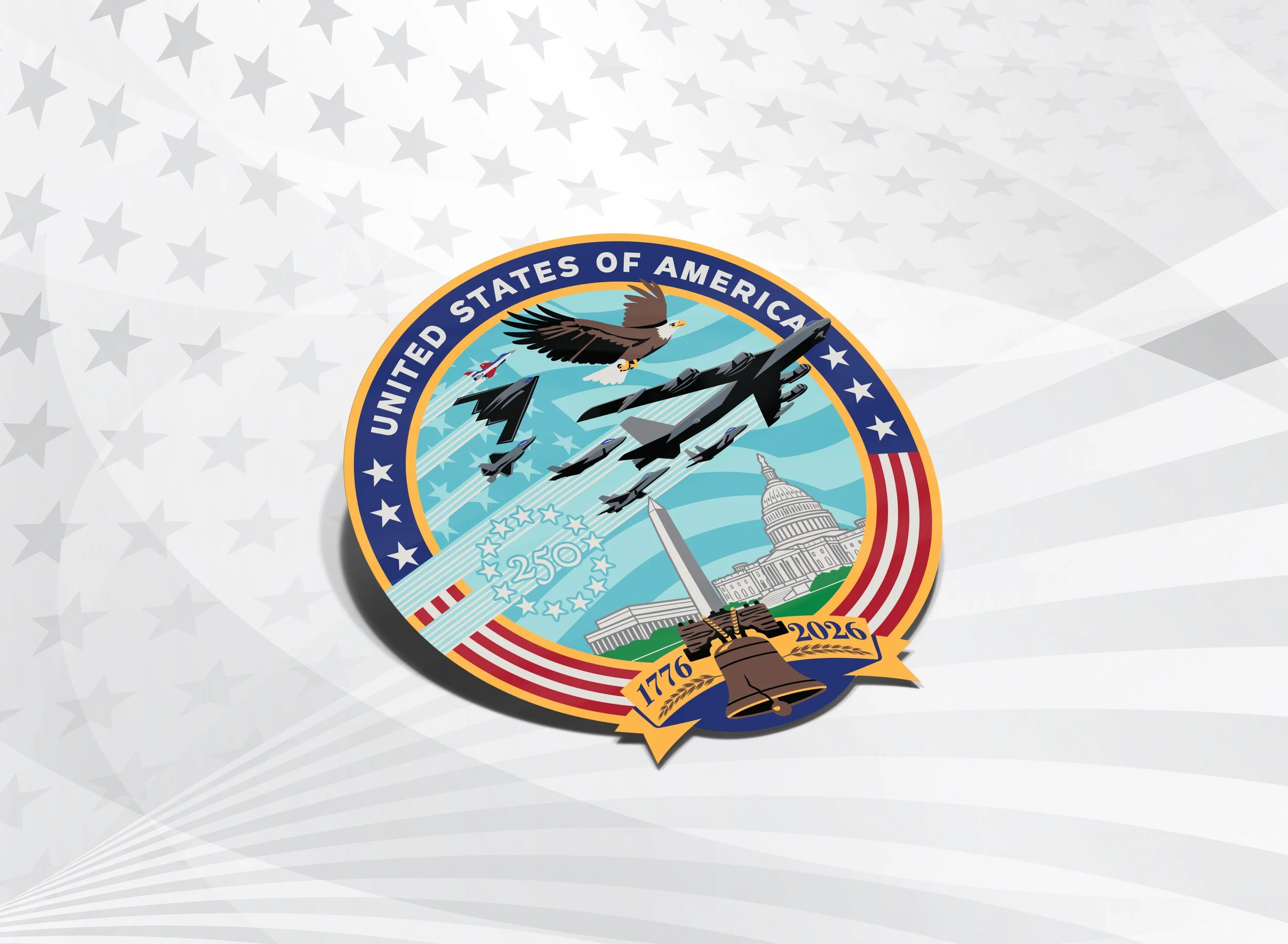 Great American State Fair Flyover Sticker