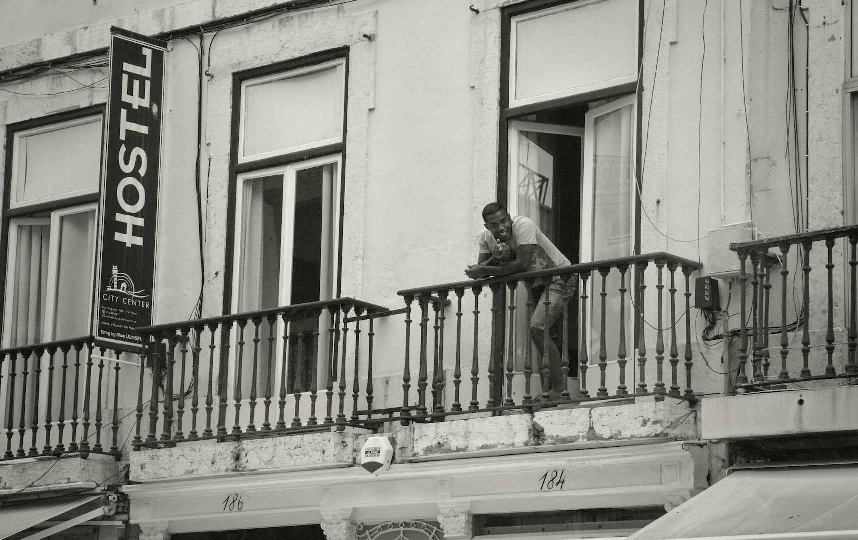 Anonymous Hostel Balcony