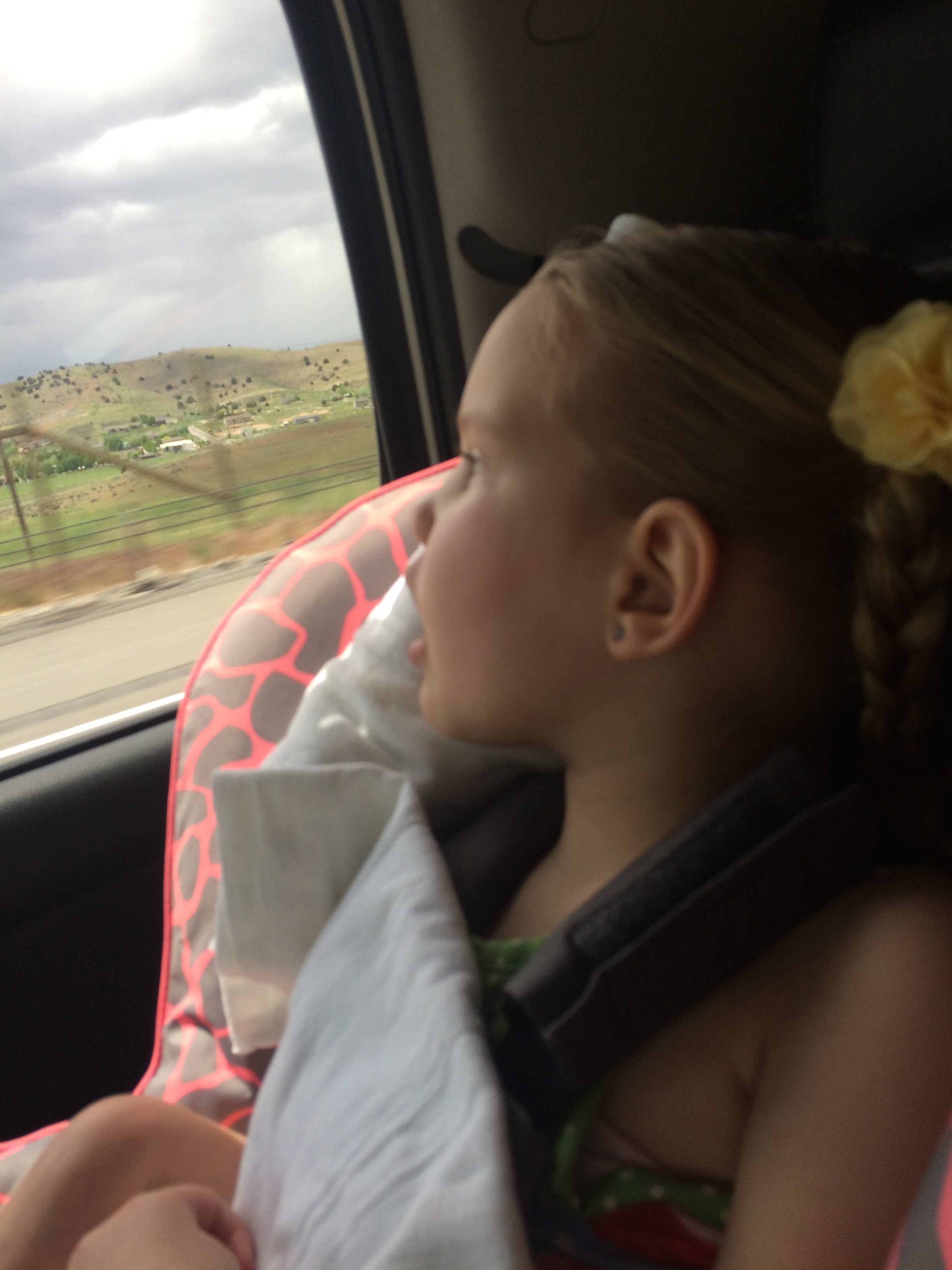 We had no idea how Kycie would handle the 310 mile drive from Primary Children's Hospital in Salt Lake City to her house in St. George.