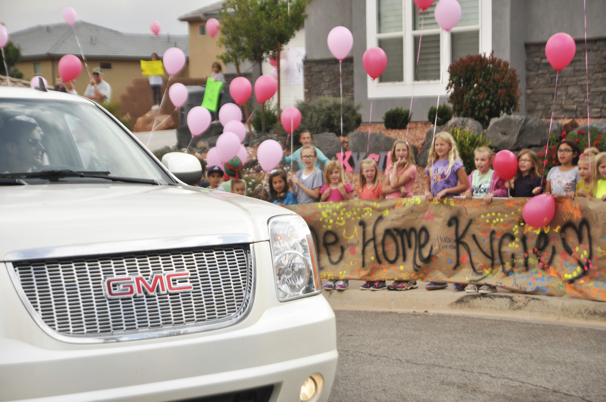 We have sung 'I am a child of God' to Kycie since she was just a baby and was always a favorite song to sing her in the hospital. It meant so much to us to pull up and hear the primary children sing this to Kycie.