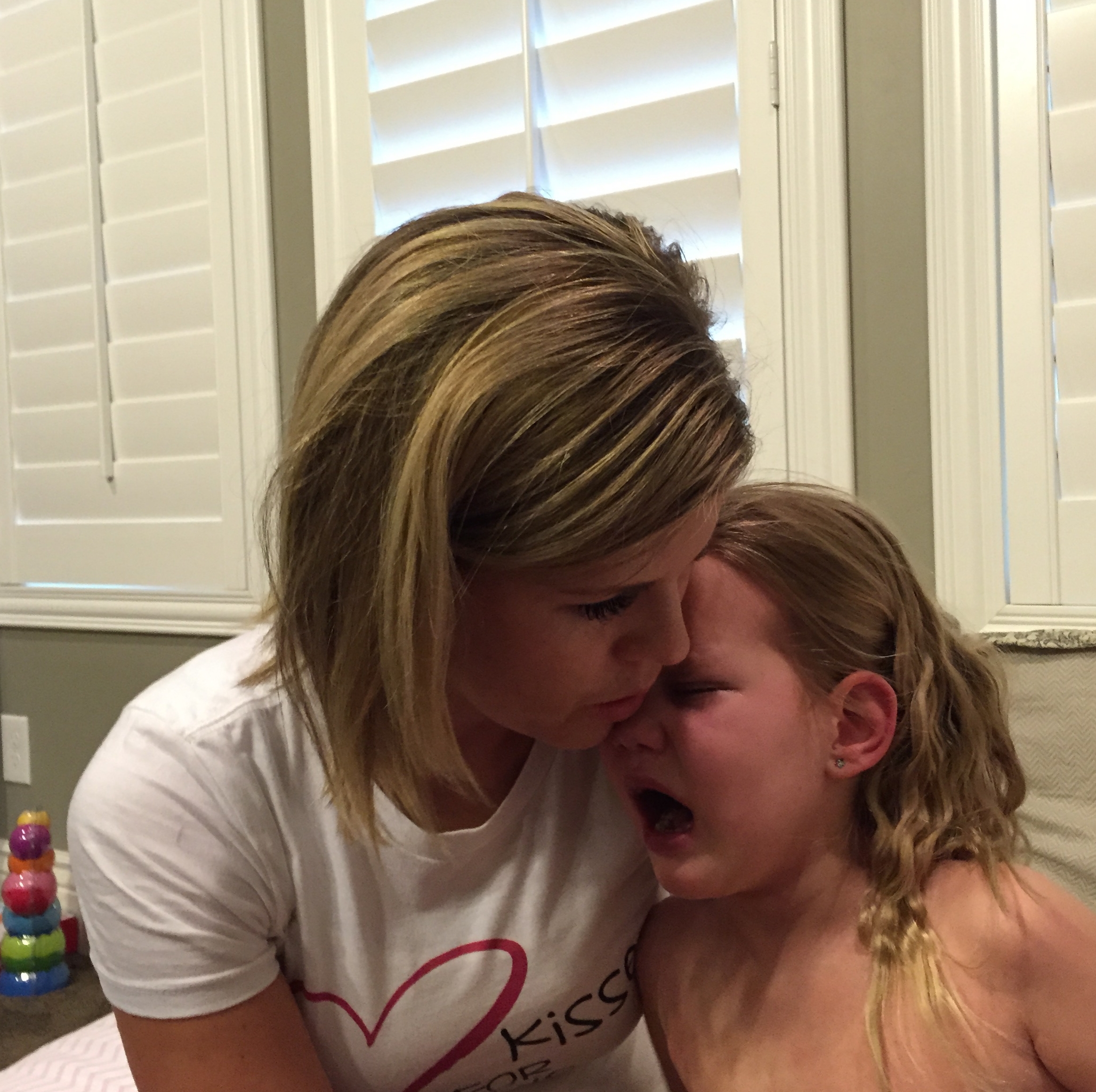 Getting ready for a bath always brought tears.