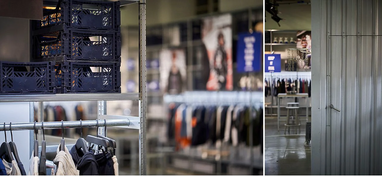  Pitti Bimbo 88, Jack & Jones box. Interior photo shoot for the designer who created the project for the annual review of children's fashion in Florence. With companies from all over the world. The service has been entrusted to Matteo Castelli's stud