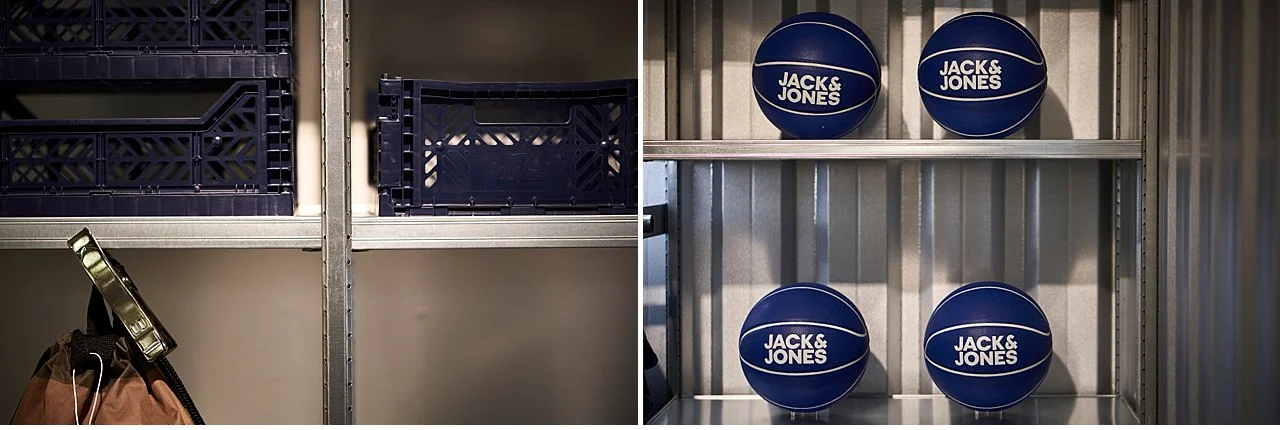  Pitti Bimbo 88, Jack & Jones box. Interior photo shoot for the designer who created the project for the annual review of children's fashion in Florence. With companies from all over the world. The service has been entrusted to Matteo Castelli's stud