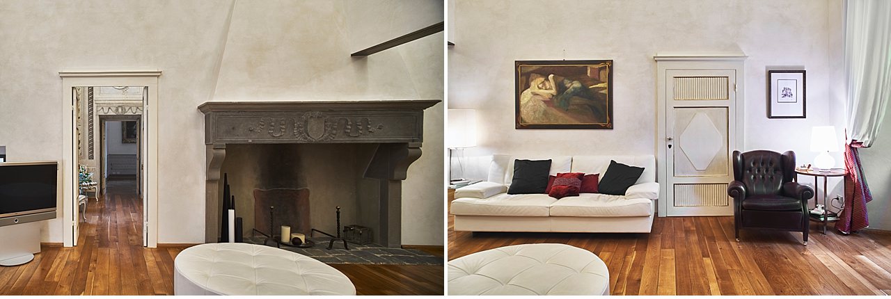  Charme residence finely restored with elements that keep the ancient but with modern insertions and plays of light executed by Lumen of Sinalunga. The decorations were entrusted to the master artist Alberto Inglesi. The large apartment is located in