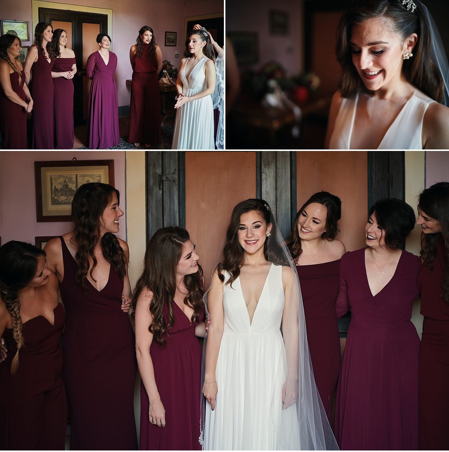  Elegante matrimonio in Toscana nel giardino di una villa Cini ad Arezzo - Immortalate il vostro giorno speciale con questa splendida foto di un matrimonio incantevole in una delle più belle ville toscane. La cerimonia nel giardino sottolinea l'atmos