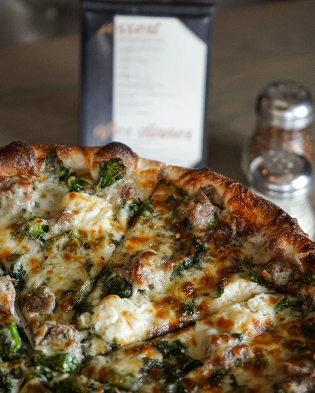 Which one are you digging into first? 😋 

🍕 Broccoli Rabe Pizza
🌊 Zuppa Di Clams
🍅 Bruschetta