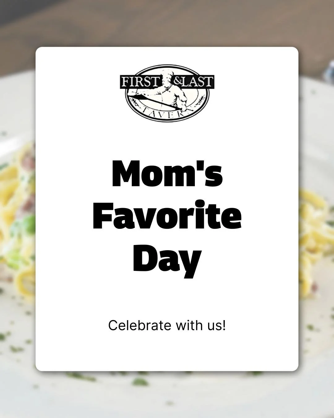 Celebrate Mother&rsquo;s Day by sharing something delicious in a relaxed, family-friendly space. Let her feel the love over creative comfort food and easy hospitality. Visit for a stress-free treat. 🥰

#FirstLastTavernPlainville #PlainvilleRestauran