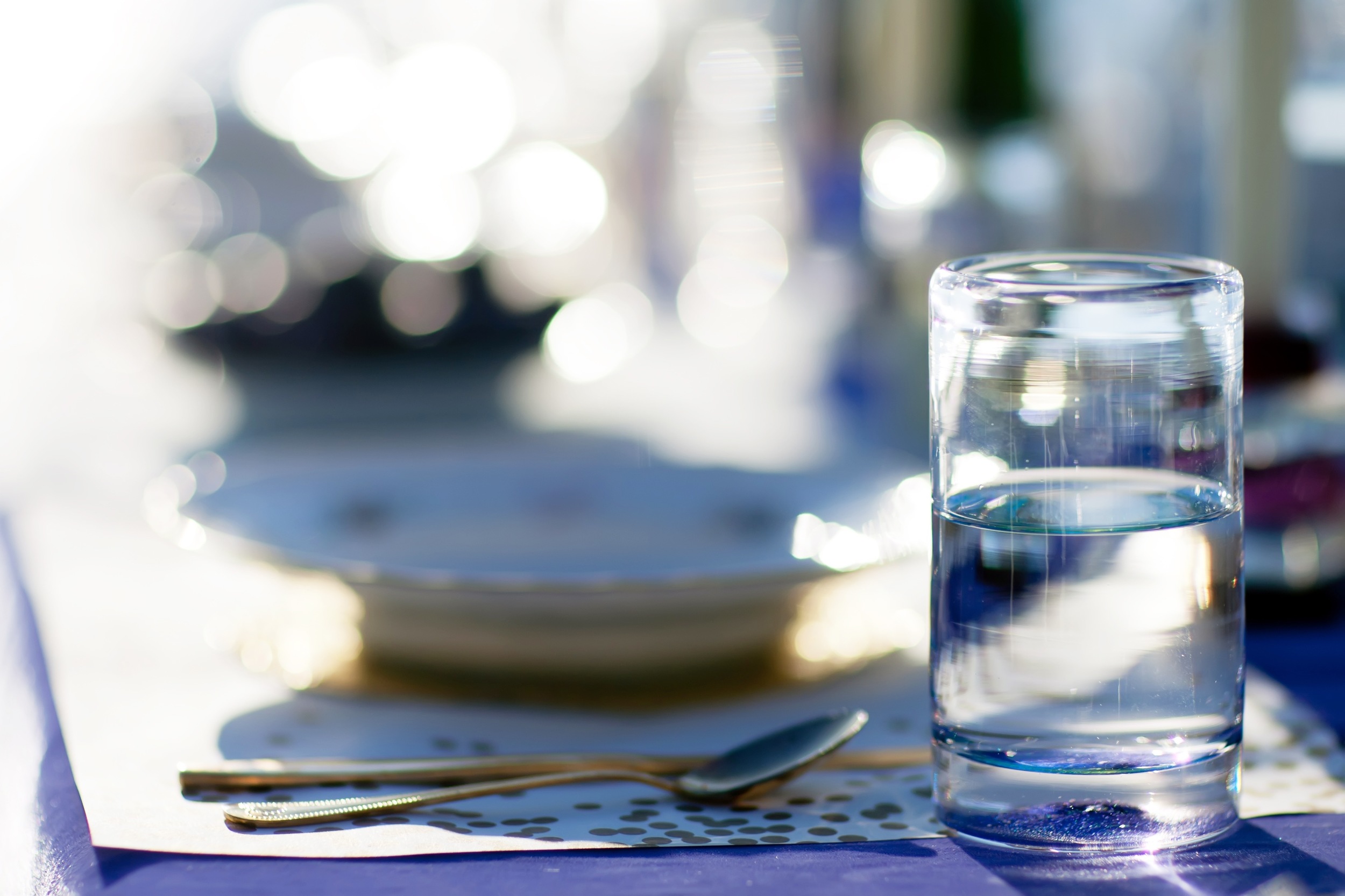 water glass party