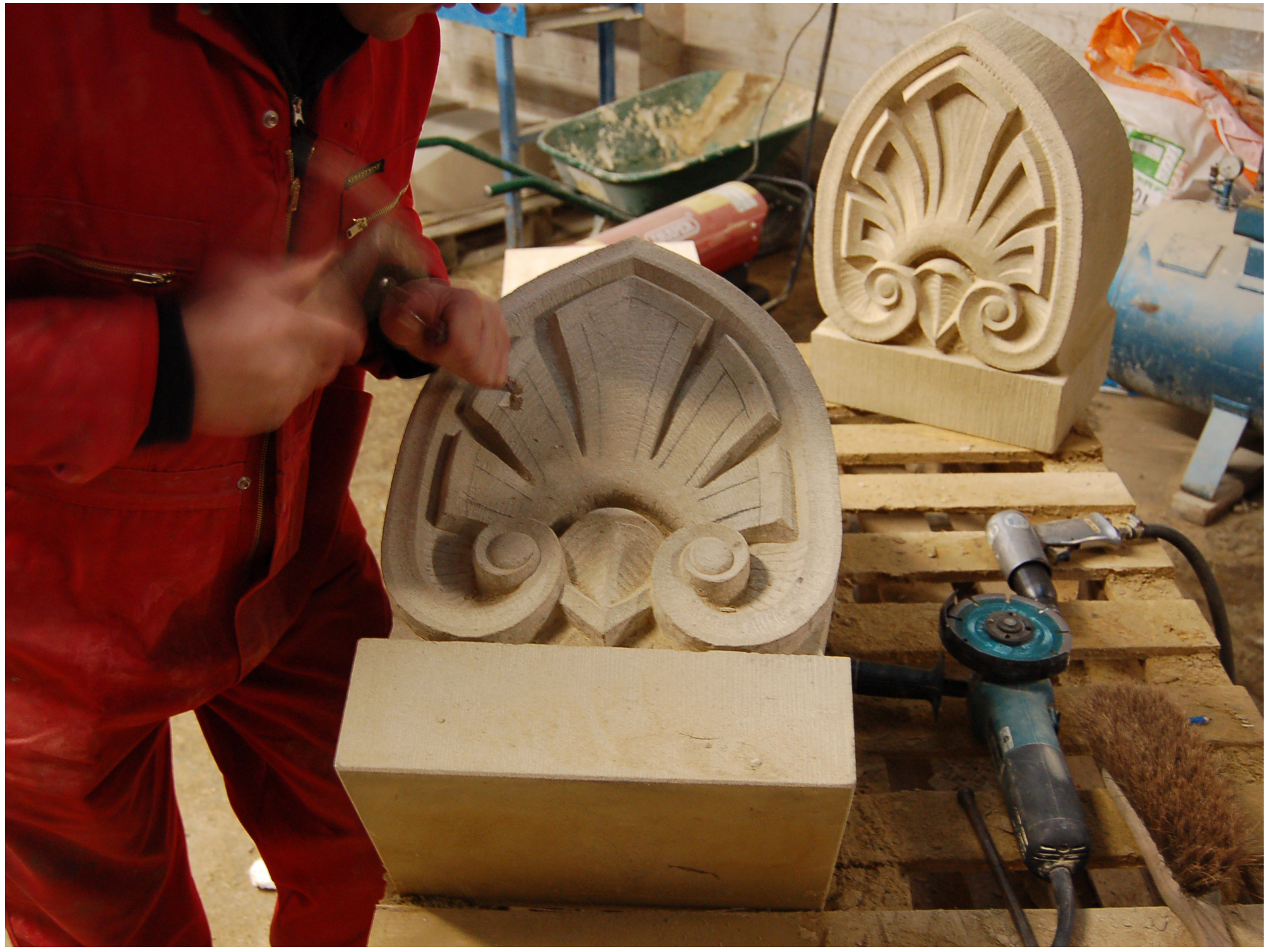 re working bishops mitre detail for cupola.JPG