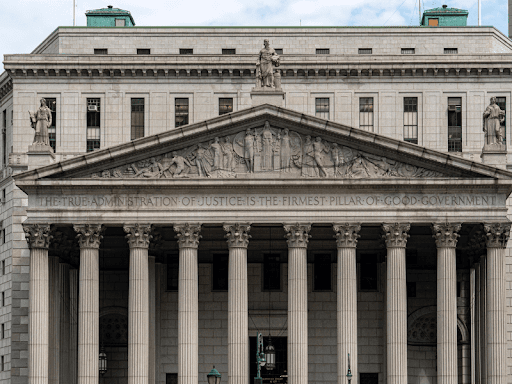 A New York courthouse