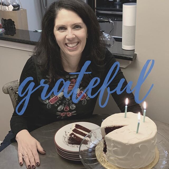 So grateful for all the birthday wishes this week! I feel very loved. And I&rsquo;m ready for another amazing year of adventures. Thank you!!! #birthdaygirl #birthdaycake #grateful