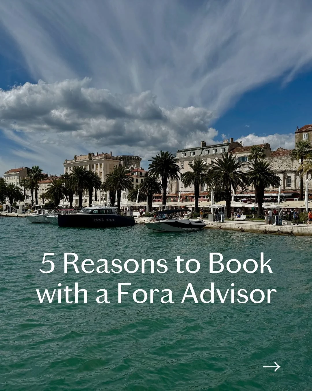 Why book with a travel advisor? ✈️🌍

Spring break escapes, Memorial Day getaways, and summer adventures are just around the corner&mdash;and Google can&rsquo;t do this! ⬇️

Planning a vacation can be overwhelming and time consuming. As a @hellofora 