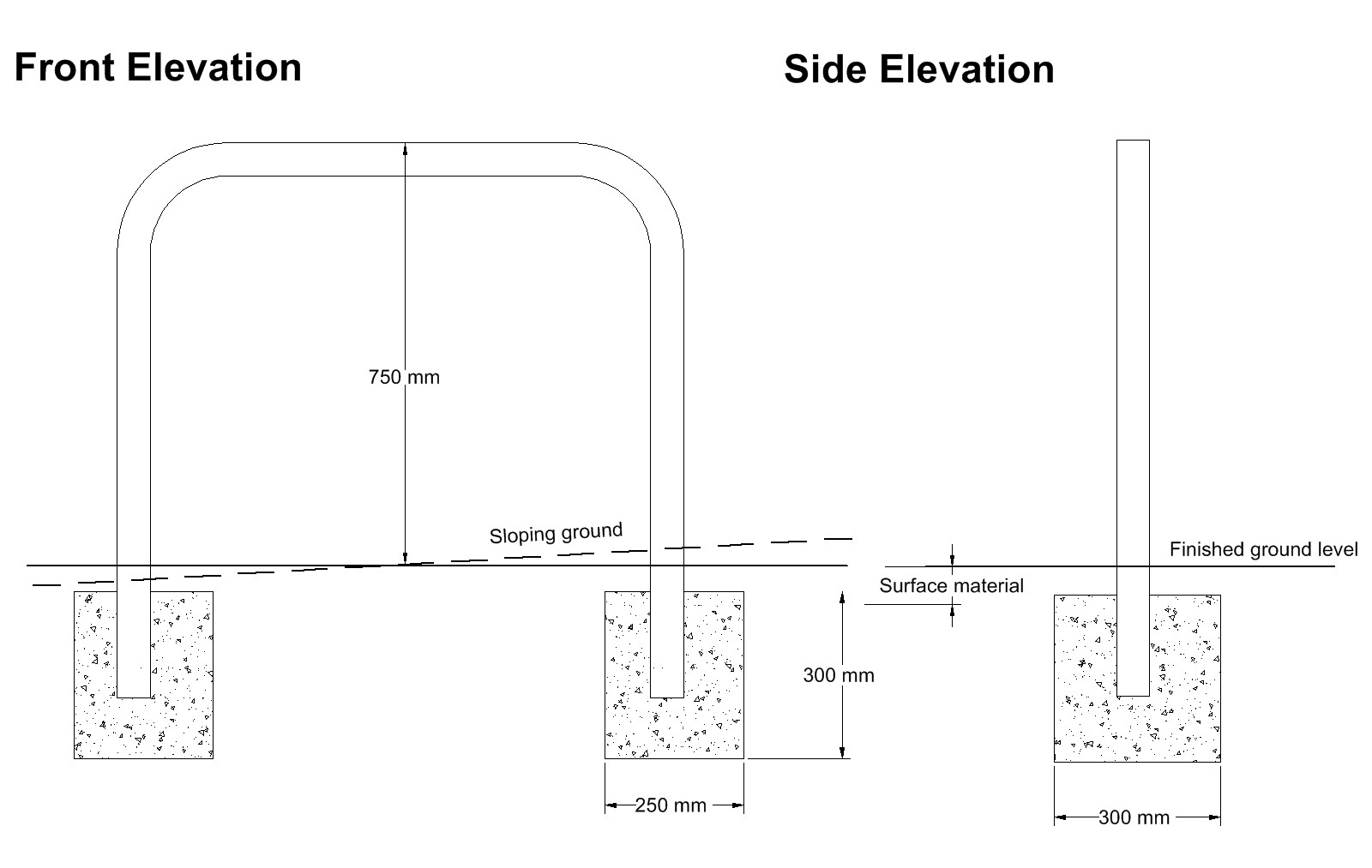 Caroline root fixing IMPORTANT Please download data sheet for full installation, operation and maintenance liability guidelines FOUNDATION AND FIXINGS MUST BE TO OWN ENGINEERS FINAL SPECIFICATION AND APPROVAL