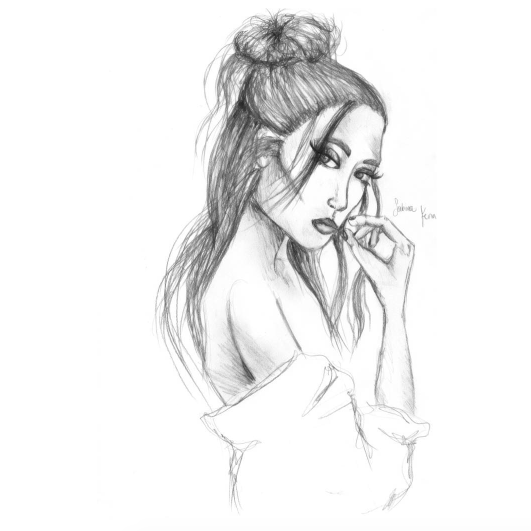 a pencil sketch I made in 2016, I look at this now and think “this really sucks”, but it was a necessary exploration at the time, I just wish I had embraced it more