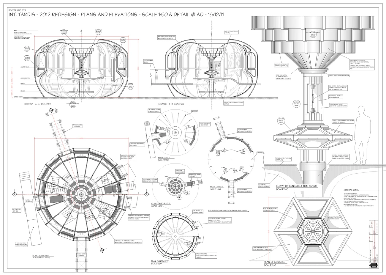 Tardis Blueprints TARDIS Blueprint Portable Battery Charger By Dennson