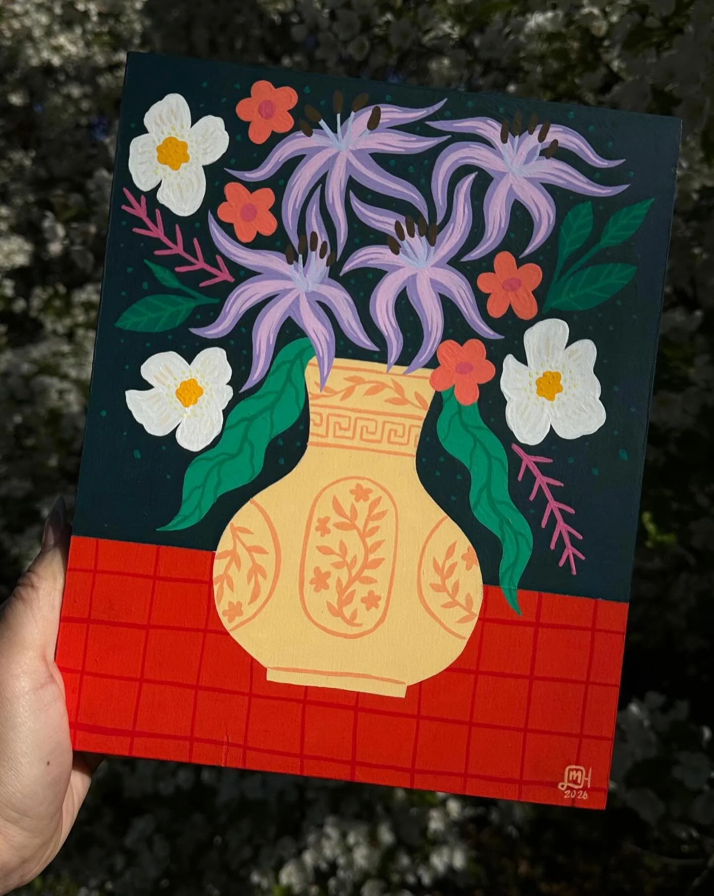 8 days until #AAW?! I can hardly believe it! Here&rsquo;s one of my favorites from the new collection of 14 originals that I&rsquo;ve made for the occasion! I&rsquo;ll be posted up with @russwhiteart outside of his studio in @casketarts all weekend l