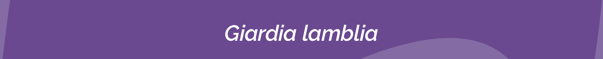 Giardia lamblia