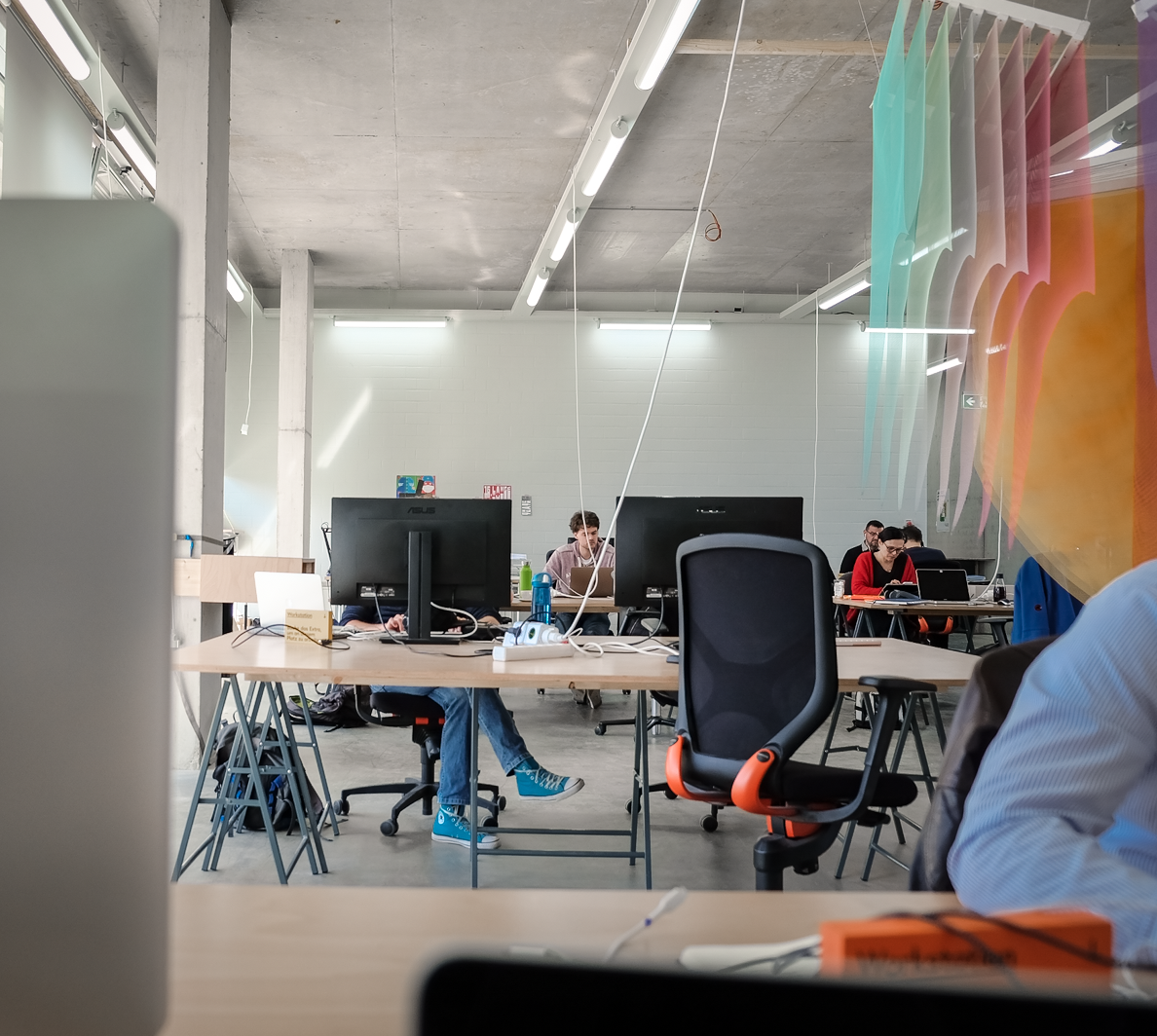 Entspanntes Arbeiten im Open Space