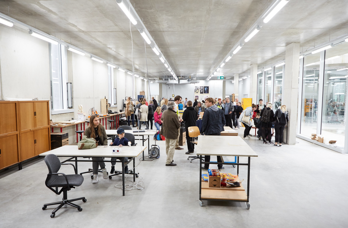 Das FabLab beim Open House zur Eröffnung am 1. Oktober 2016