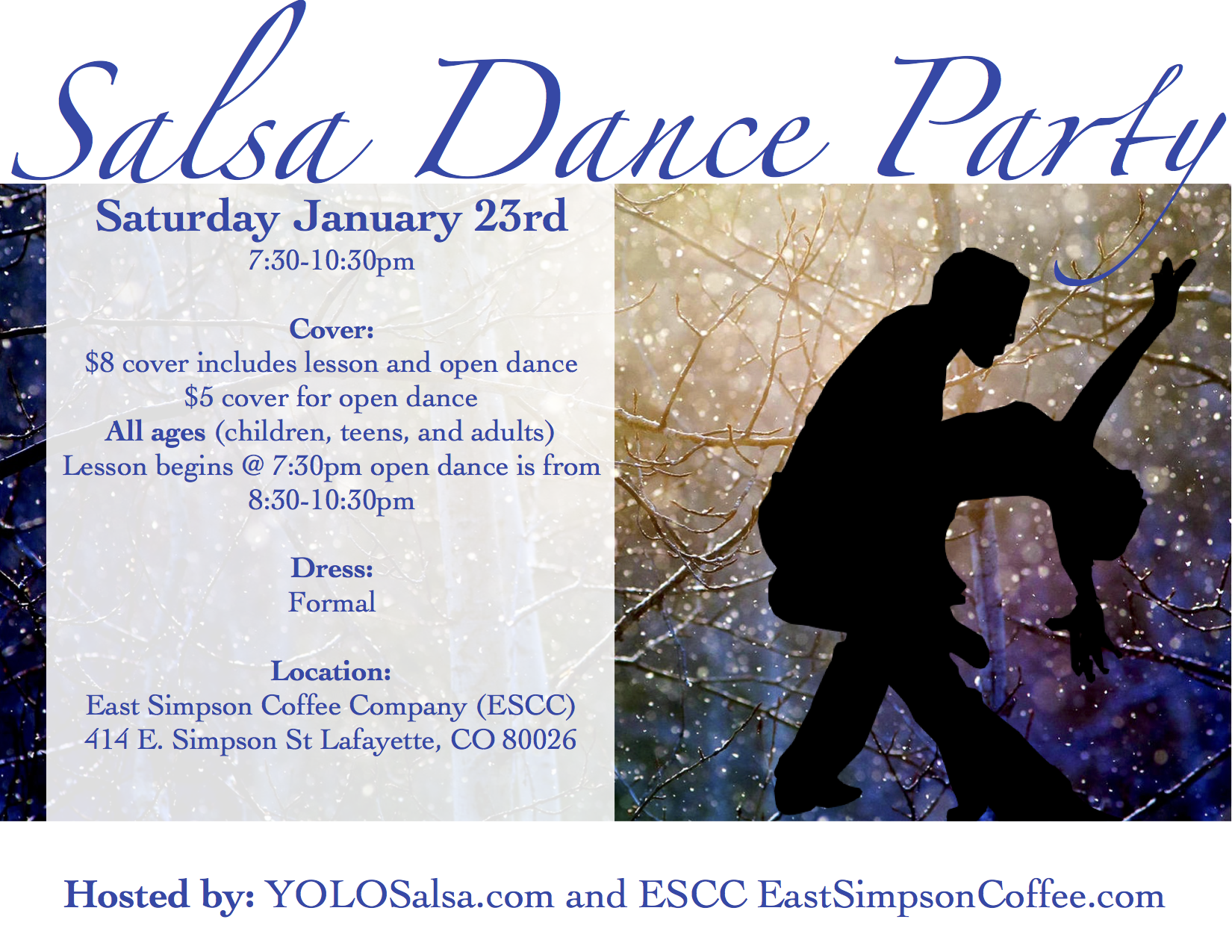 Monthly Salsa Dance Party!