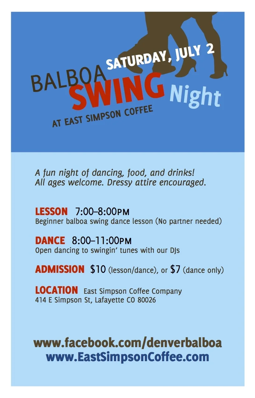 Balboa Swing Dance Party